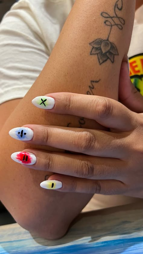 Addition, multiplication, divide, equals and subtraction albums. Nail art. Ed Sheeran Inspired Nails, Ed Sheeran Concert Bracelets, Ed Sheeran Concert Nails, Ed Sheeran Nails Art, Ed Sheeran Nails, Ed Sheeran Concert Outfit, Concert Ed Sheeran, Ed Sheeran Concert, Concert Nails