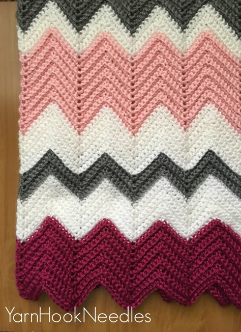 Ripple Crochet Pattern Free, Crochet Chevron Blanket, Ripple Stitch Crochet, Crochet Ripple Afghan Pattern, Chevron Crochet Blanket Pattern, Crochet Chevron Baby Blanket, Ripple Afghan Pattern, Chevron Crochet Patterns, Modern Haken