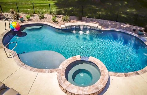 Swimming Pools Backyard Inground, Blue Haven Pools, Inground Pool Designs, Swimming Pool Pictures, Dream Backyard Pool, Freeform Pools, Swimming Pool Photos, Pools Backyard Inground, Pool Remodel