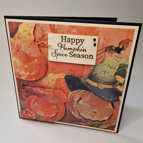 Crafters Companion Hello Fall Cards, Crafters Companion Hello Fall, Colorado Craft Company Halloween Cards, Crafters Companion True Love Collection, Crafters Companion Halloween Collection, Crafters Companion Winter Sparkle, Happy Pumpkin Spice Season, Happy Pumpkin, Papercraft Ideas