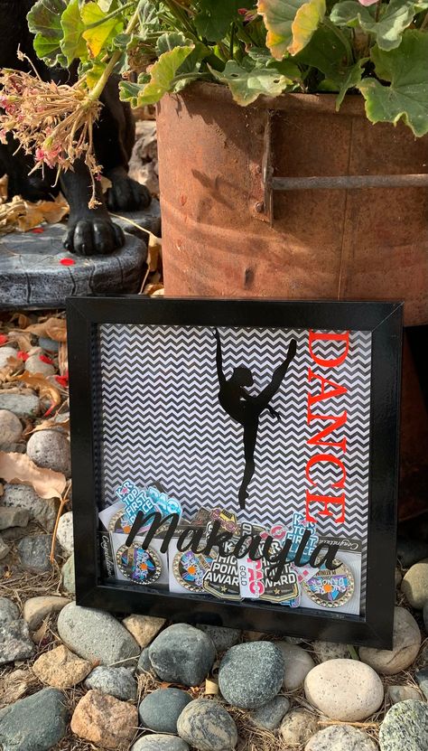 Dance Diy Gifts, Senior Gift Ideas Dance Team, Diy Dance Team Gifts, Senior Night Gift Ideas Dance Team, Dance Pins Display Ideas, Dance Competition Gift Ideas, Dance Pin Display Ideas, Senior Dance Gifts, Dance Competition Pin Display Ideas