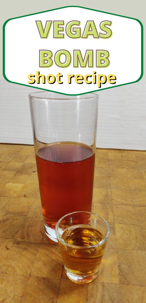 vegas bomb shot - shot of crown royal in front of glass of red bull and peach schnapps Red Bull Shots, Vegas Bomb, Bomb Shots, Nut Roll Recipe, Bomb Drinks, Red Bull Drinks, Fun Party Drinks, Los Vegas, Vegas Party