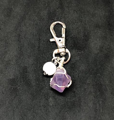 Dog Collar Charms, Wire Jewelry Earrings, Pet Things, Crystal Dog, Dog Collar With Name, Cute Dog Collars, Rockaway Beach, Amethyst Quartz Crystal, Custom Dog Collars