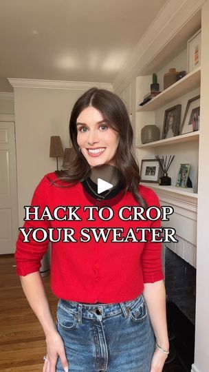 49K views · 858 reactions | How to crop your sweater part 2. Will you be trying this method? | Rebecca Kahane Pankow How To Crop Sweater, How To Crop A Sweatshirt, Sweater Hacks, Diy Crop Top, My Style Fashion, Crop Top Outfits, Y2k Outfits, Fashion Hacks, Flight Attendant