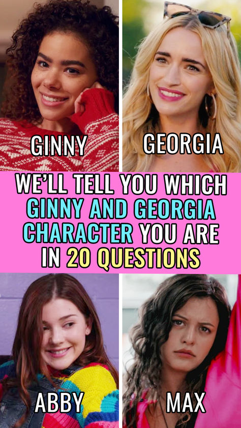 What Ginny And Georgia Character Are You, Ginny And Georgia Quiz, Im Doing It Are You Ginny And Georgia, Ginny And Georgia Funny, Ginny From Ginny And Georgia, Marcus Ginny&georgia, Good Duos, Episode Game Characters, Georgia Ginny And Georgia