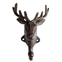 Deer Wall Mount, Coat Rack With Storage, Antler Wall, Cast Iron Hooks, Office Wall Decoration, Wall Mounted Hooks, Hat Holder, Decorative Wall Hooks, Hanger Home