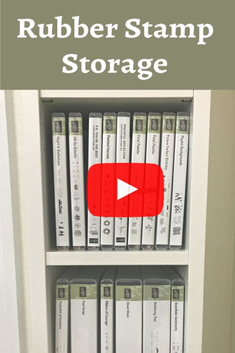 Stamp Case Storage, Storage For Stampin Up Stamp Sets, Craft Stamp Storage, Stampin Up Storage Ideas, Organizing Stamps And Dies, Organizing Stencils Storage Ideas, Stampin Up Craft Room Ideas, Rubber Stamp Storage Ideas, Stampin Up Stamp Storage