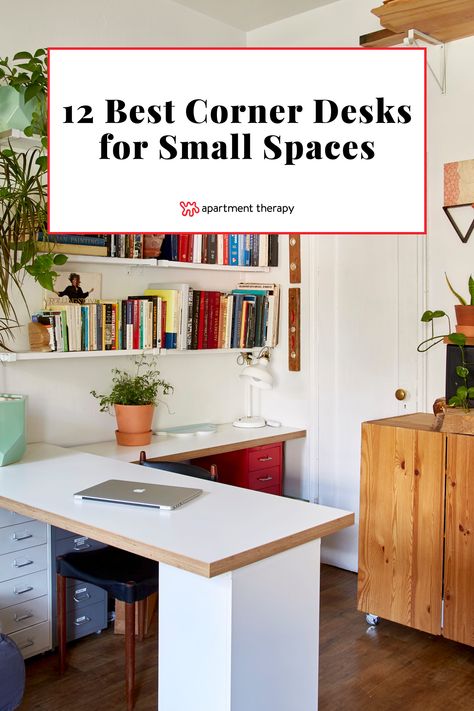 Tiny Corner Desk, Corner Desk Nook, Small Room Corner Desk, Corner Office Nook, Bookshelf Desk Small Space, Corner Desk Bedroom, Cozy Desk Corner, Small Floating Corner Desk, Corner Desk Home Office