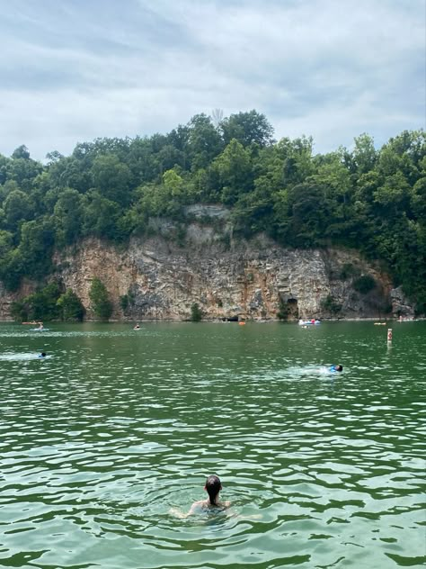 #fortdickersonquarry #tennessee #knoxville #quary #lake #swimming #aesthetic #summer #summeraesthetic Tennessee Summer Aesthetic, Living In Tennessee, East Tennessee Aesthetic, Tennessee Aesthetic Country, Knoxville Tennessee Aesthetic, Knoxville Aesthetic, Lake Swimming Aesthetic, Southern Summer Aesthetic, Tennessee Summer