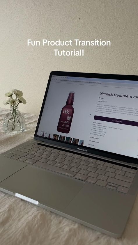 Product transition tutorial - fun and easy Product Content Creation Ideas, Product Video Editing, Launching Product Ideas, Interesting Video Ideas, Reel Ideas For Skincare Products, Review Product Ideas, Instagram Story Ideas Creative Product, Luxury Content Ideas, Ugc Product Photography Ideas