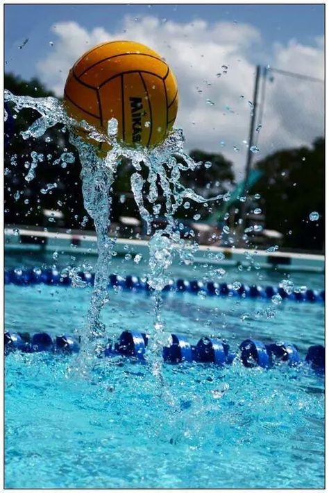 The ball Usa Water Polo, Gym Motivation Wallpaper, Swimming Photography, Volleyball Wallpaper, Volleyball Photos, Dream Collage, Swim Life, Water Sports Activities, Ski Jumping