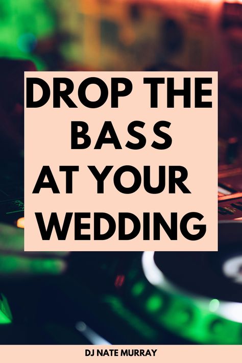 Turn your wedding into an electrifying dance party with DJ Nate Murray! Discover how an EDM wedding reception can bring high-energy beats and unforgettable moments to your special day. Click to check out our sample EDM wedding playlist and see why DJ Nate Murray is the ultimate choice for an epic celebration! Edm Wedding, Myrtle Beach Wedding, Glam Waves, Romantic Updo, Wedding Playlist, Mashup Music, Beach Wedding Hair, Phoenix Wedding, A Night To Remember