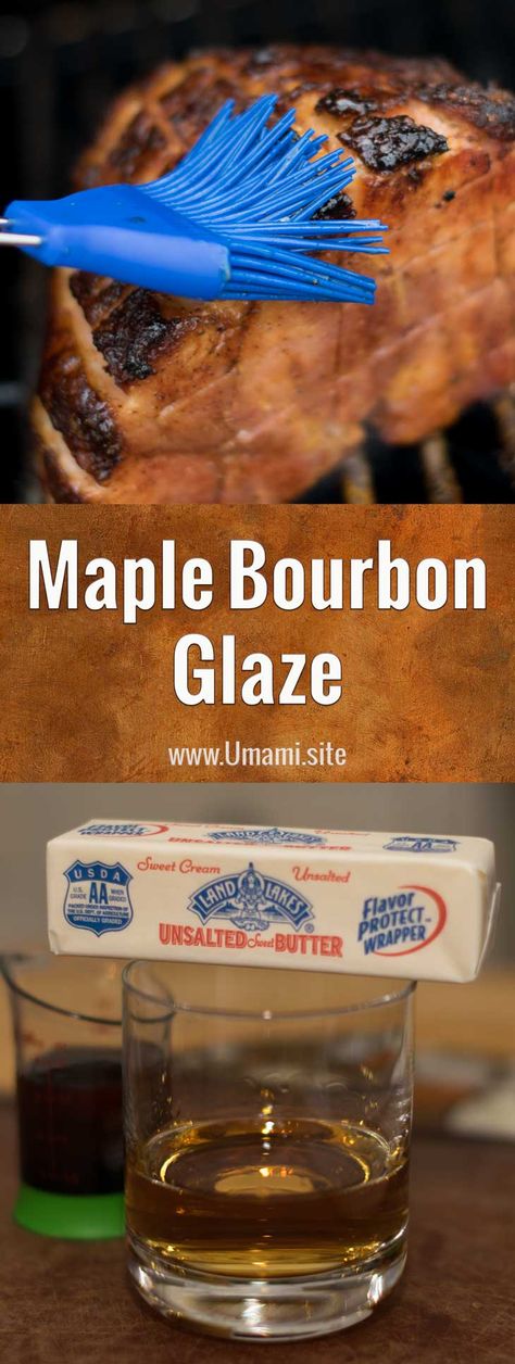 Maple Whiskey Glaze, Bourbon Maple Glaze, Bourbon Glaze Sauce, Whiskey Glaze Recipe, Maple Bourbon Sauce, Bourbon Glaze Recipe, Maple Glaze Recipe, Fancy Cooking, Maple Bourbon Glaze