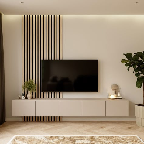 Tv Stand Decor Living Room, Feature Wall Living Room, Dnevna Soba, Tv Wand, Home Hall Design, Apartment Living Room Design, Living Room Design Inspiration, Living Room Design Decor, Living Room Tv Wall