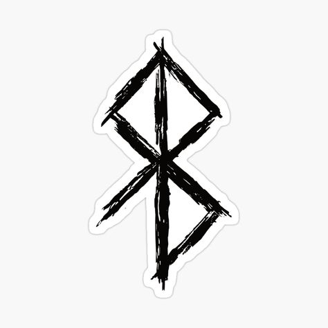 Get my art printed on awesome products. Support me at Redbubble #RBandME: https://www.redbubble.com/i/sticker/Bindrune-Rune-Peace-Symbol-by-Beltschazar/103971663.JCQM3?asc=u Rune For Peace, Forgiveness Symbol, Slavic Tattoo, Symbols Tattoo, Nordic Symbols, Rune Symbols, Blackout Tattoo, Norse Tattoo, Nordic Tattoo