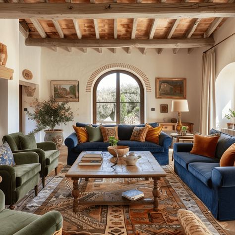 Napa Interior Design, Meditteranean House Interior, Meditterean Living Room, Mexican House Decor Living Room, Mediterranean Homes Living Room, Mediterranean Villa Interior Decor, Mediterranean Cottage Interior, Mediterranean Apartment Inspiration, Mediterranean Living Room Inspiration