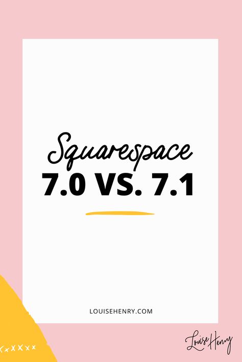 Squarespace 7.0 vs. 7.1 has a few differences which I break down in this post. Learn the difference between Squarespace templates and the major changes that where made in this update. Squarespace Tutorial, Squarespace Web Design, Squarespace Website Design, Project Management Tools, Index Page, Squarespace Website, Professional Website, Landing Page Design, Page Layout