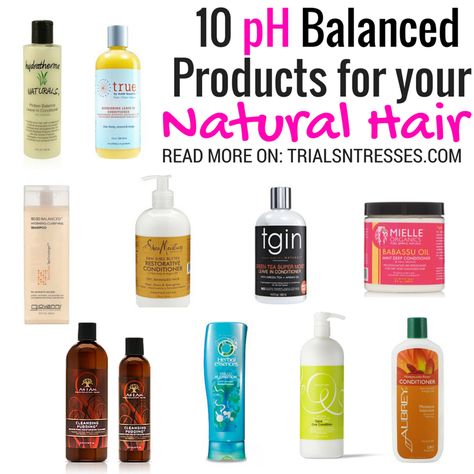 Balancing the pH of your hair is crucial to length retention. Here are the 10 best pH balanced products for your natural hair you should try. Ph Balanced Shampoo, Oil For Curly Hair, Length Retention, Facial Steaming, Low Porosity Hair Products, Hair Porosity, Defined Curls, Natural Haircare, Natural Hair Tips