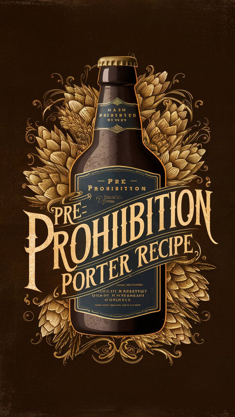 How To Brew Pre-Prohibition Porter: Vintage Vibes & Classic Crafts  Pre-Prohibition Porter, like so many, was a beer style brought over by English colonists during the early days of the United States.  Sometimes called a “Pennsylvania Porter,” “Philadelphia Porter”, or “East Coast Porter.” Beer Logo Design, Beer Brewing Recipes, Japanese Bread, Brewing Recipes, Homebrew Recipes, Brewing Beer, Dark Beer, Beer Brewery, Home Brewing Beer