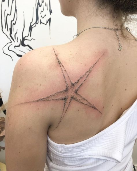 All Posts • Instagram Starfish Tattoo, Unique Small Tattoo, Forest Tattoos, Fairy Tattoo, Star Tattoos, Forest Fairy, Body Mods, Small Tattoos, Starfish