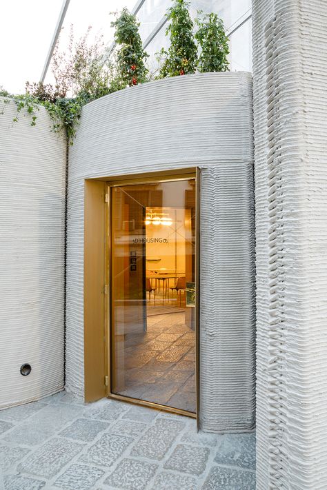 3d Print House, Concrete Printing, 3d Printed Architecture, 3d Printed Building, 3d Printed House, Humble House, Printed Concrete, 3d Printing Architecture, Machine 3d