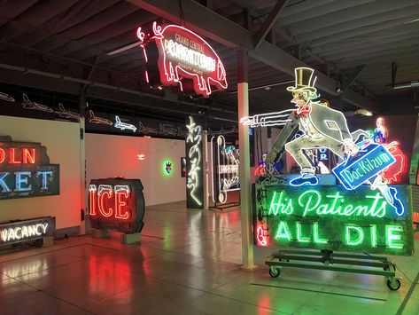 Celebrating and Preserving a Historic Art Form at The Museum of Neon Art | National Trust for Historic Preservation California Attractions, Glendale California, Historic Art, Neon Museum, Neon Artwork, Kinetic Art, Science Museum, Los Angeles Area, Historic Preservation