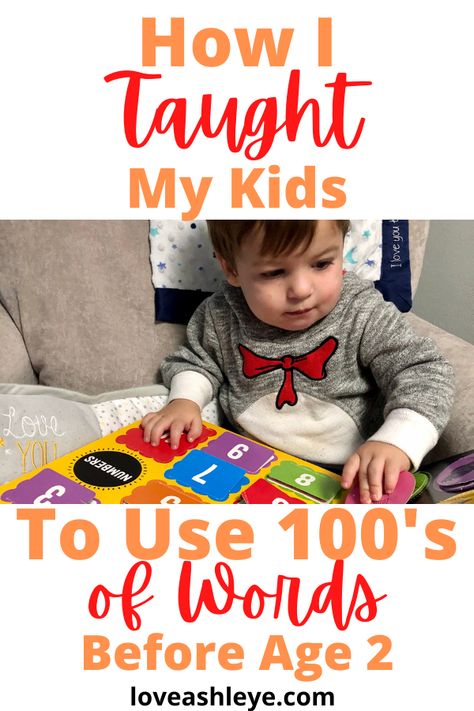 I have taught both of my children to use 100's of words before the age of 2 with these tried and true ideas! These are the ways to help support language development for babies and toddlers. #language #toddlers Time Order Words, Silly Songs, Say Word, Descriptive Words, Teaching Toddlers, Word Sentences, Parenting Toddlers, Language Development, Simple Words