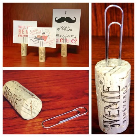 Reusing (wine) cork – ecogreenlove Place Card Holders Diy, Card Holder Diy, Wine Cork Projects, Cork Crafts Diy, Wine Cork Diy, Wine Cork Art, Cork Projects, Wine Bottle Corks, Cork Diy