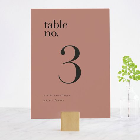 Table Number Design, Table Sign, Table Number, Wedding Table Number, Wedding Table Signage, Table Signage, Diy Wedding Table, Modern Wedding Stationery, Wedding Ceremony Signs