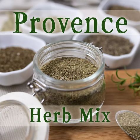 Herbs de Provence - home-made herb mix Herb De Provence Recipe, Herbs Of Provence, Pantry Basics, Mediterranean Spices, Dry Herbs, Spice Mix Recipes, Lavender Herb, Roast Beef Recipes, Herbs De Provence