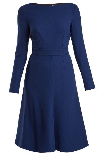 Princesa Anne, Basic Dress Pattern, Casual Work Dresses, Kate Dress, Wool Crepe, Emilia Wickstead, Royal Outfits, Vintage Inspired Dresses, Wardrobe Style