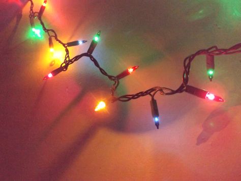 photography, christmas lights, light, color, colour, colorful, aesthetic, tumblr, grunge, Photography Christmas Lights, Aesthetic Christmas Lights, Lights Tumblr, Christmas Lights In Bedroom, Sewing Aesthetic, Christmas Light Installation, Hanging Christmas Lights, Photography Christmas, Christmas Lighting