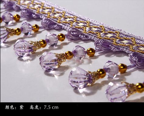 Find More Information about 12Yard/Lot 13 Colors Curtain Lace Trim Accessories Tassel Fringe DIY Pumpkin Beads Crystal Bead Drapery Sewing Decoration,High Quality beaded epaulet,China bead tray Suppliers, Cheap beads teardrop from Choi Room on Aliexpress.com Curtain Trim, Pumpkin Bead, Sewing Lace, Lace Accessories, Lace Decor, Crystal Accessories, Lace Ribbon, Craft Accessories, Beaded Trim