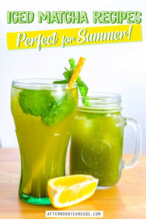 Matcha Refresher, Matcha Lemonade Recipe, Iced Matcha Recipe, Best Tea To Drink, Matcha Iced Tea, Tea To Drink, Mango Iced Tea, Tea Tips, Matcha Lemonade