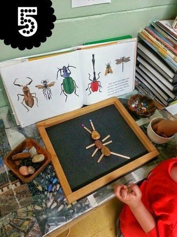 Preschool Nature Theme Classroom, Bug Activity, Build A Bug, Bug Activities, Insects Preschool, Bugs Preschool, Insect Activities, Reggio Inspired Classrooms, Reggio Classroom