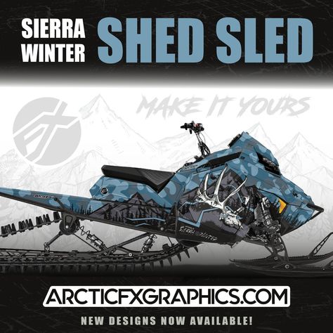 Another addition to our 2024 wraps by @artworkbysierrawinter & @sierrawintersmith!❄️ Are you ready for riding season?🏁 ㅤ #snowmobiling #snowmobile #snowmobilevideos #arcticfx #arcticfxgraphics #snowmobilelife #sledlife #polaris #snowseason #sledwraps #sledwrap Polaris Snowmobile, Snowmobile, Sled, Quick Saves