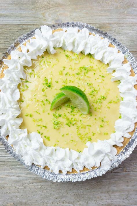 Key West Key Lime Pie - Mooshu Jenne Whipped Cream Icing Recipe, Stabilized Whipped Cream Frosting, Whipped Cream Icing, Stabilized Whipped Cream, Icebox Pie, Cream Icing, Kinds Of Pie, Keylime Pie Recipe, Dessert Simple