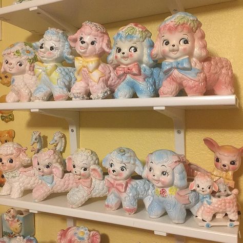 Vintage Toy Collection, 50s Nursery, 50s Toys, Rushton Dolls, Rushton Toys, Creepy Cute Aesthetic, Kitschy Decor, Kitsch Decor, Doll Aesthetic