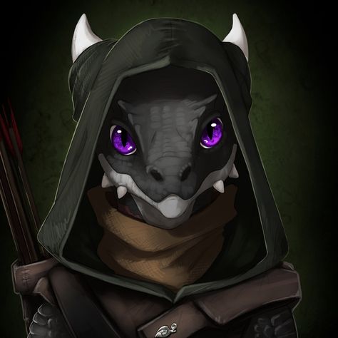 Female Kobold Art, Black Kobold, Kobold Dnd Female, Kobold Ranger, Kobold D&d, Dnd Dragonborn, Dungeons And Dragons Memes, Dungeons And Dragons Characters, Dnd Art