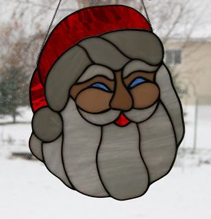 stained glass santa - Google Search Stained Glass Santa, Diy Staining, Stained Glass Decor, Stained Glass Ornaments, Stained Glass Window Hanging, Stained Glass Suncatchers, Stained Glass Christmas, Stained Glass Diy, Jolly Santa