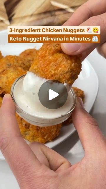 Cheese Nuggets, 3 Ingredient Chicken, Egg Cheese, Diet Challenge, 3 Ingredient, Chicken Nuggets, Cheese Eggs, An Egg, Shredded Chicken