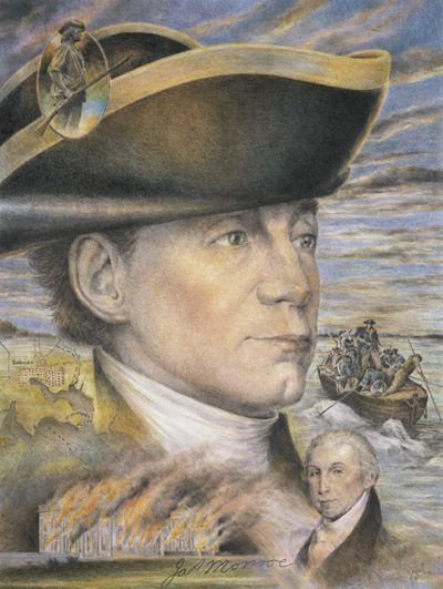 Banastre Tarleton, Battle Of Trenton, American Royals, Tricorn Hat, James Monroe, Continental Army, Colonial History, William And Mary, Colonial America