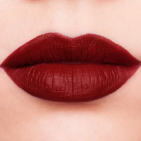 Jeffree Star Velour Liquid Lipstick Unicorn Blood swatch on fair, light complexion. Oxblood Lipstick, Nude Liquid Lipstick, Lipstick Dark Red, Jeffree Star Cosmetics, Hot Lips, Lip Brush, Lipstick Swatches, Lipstick Makeup, Makeup For Black Women