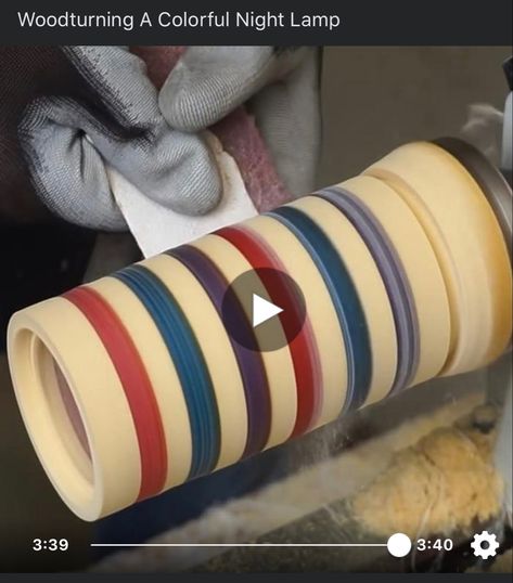 Wooden Bangles, Colorful Lamp, Old Table, Colorful Lamps, Bowl Turning, Wood Turning Lathe, Resin Lamp, Turn Light, Table Leg