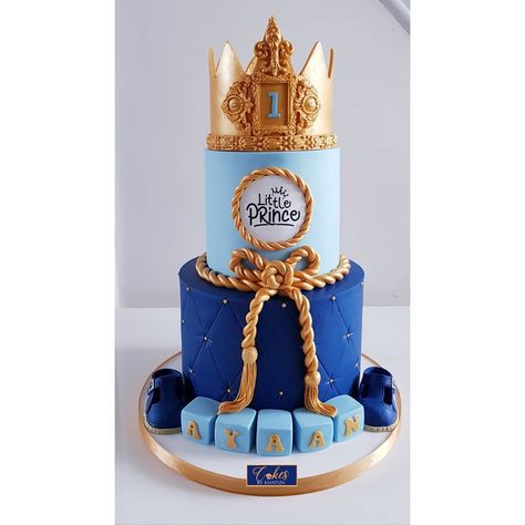 Cakes by Khatun on Instagram: “For a Little Prince..Ayaan #cake#cakes #instacake #cakesofinstagram #likeforlike #noveltycake #baking #chef #edibles  #edibleart…” Prince Cake, Prince Birthday, Baby Prince, Novelty Cakes, Edible Art, Diaper Cake, Prince, 1st Birthday, Chef