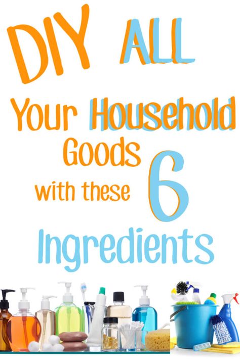 Want to avoid all those harmful chemicals in store-bought cleaners? My Mundane and Miraculous Life has a list of 6 ingredients, that, when put together properly, can be used to make all the household cleaners you need! Only 6 ingredients and you'll have a clean, safe environment for those you love! #chemical-free #DIYcleaners Ma Ingalls, Homemade Toothpaste Recipe, Foaming Hand Soap Recipe, Bug Bite Relief, Diy Toiletries, Homemade Deodorant Recipe, Sunscreen Recipe, Toothpaste Recipe, Bug Spray Recipe