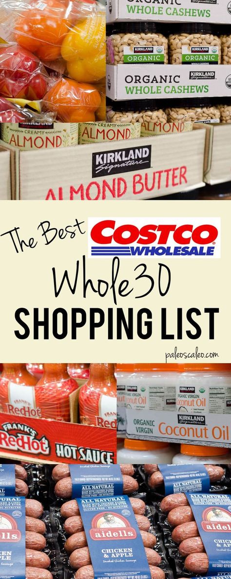 Whole 30 Shopping List, Whole30 Costco, Whole 30 Menu, Whole 30 Costco, Whole30 Shopping List, Costco Shopping List, Chicken Sausages, 30 Diet, Whole 30 Lunch