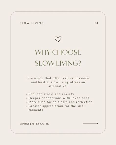 Explore the concept of the slow living lifestyle and how it can transform your daily routine. This post offers practical slow living tips that encourage intentionality and reduce stress. Discover ways to boost your slow living productivity while enjoying the present moment. Slow Living Lifestyle, The Present Moment, Present Moment, Busy Schedule, Small Moments, Living Tips, Slow Living, The Present, Daily Routine