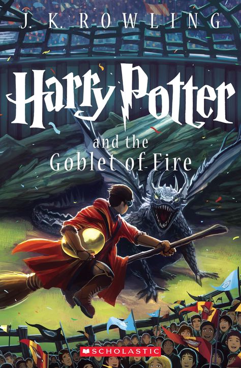 Harry Potter and the Goblet of Fire, USA 15th Anniversary Edition Goblet Of Fire Book, Cover Harry Potter, Harry Potter Book Covers, Harry Potter Goblet, Film Harry Potter, Harry Potter Illustrations, Buku Harry Potter, Fire Book, The Goblet Of Fire