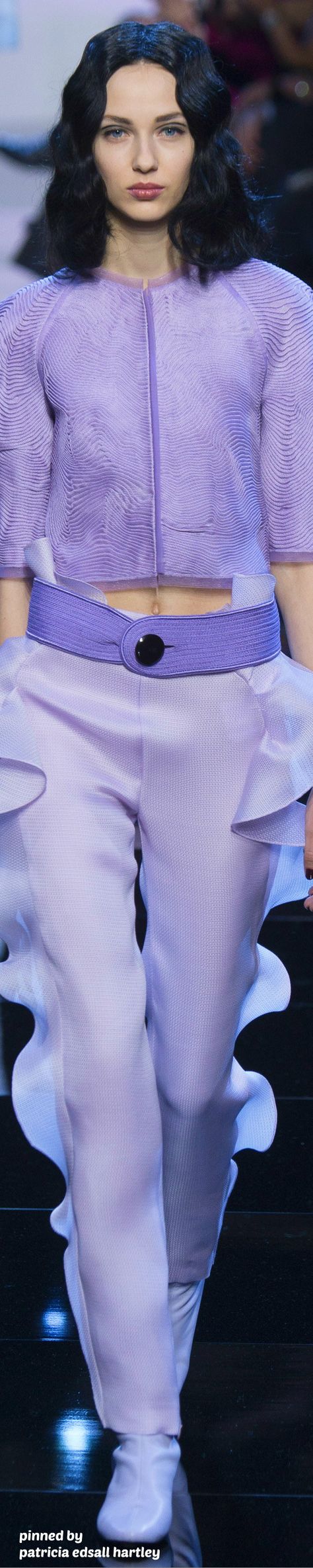 Mode Purple, 2016 Couture, 일본 패션, Winter Typ, Collection Couture, Donatella Versace, Armani Prive, Purple Fashion, 2016 Fashion